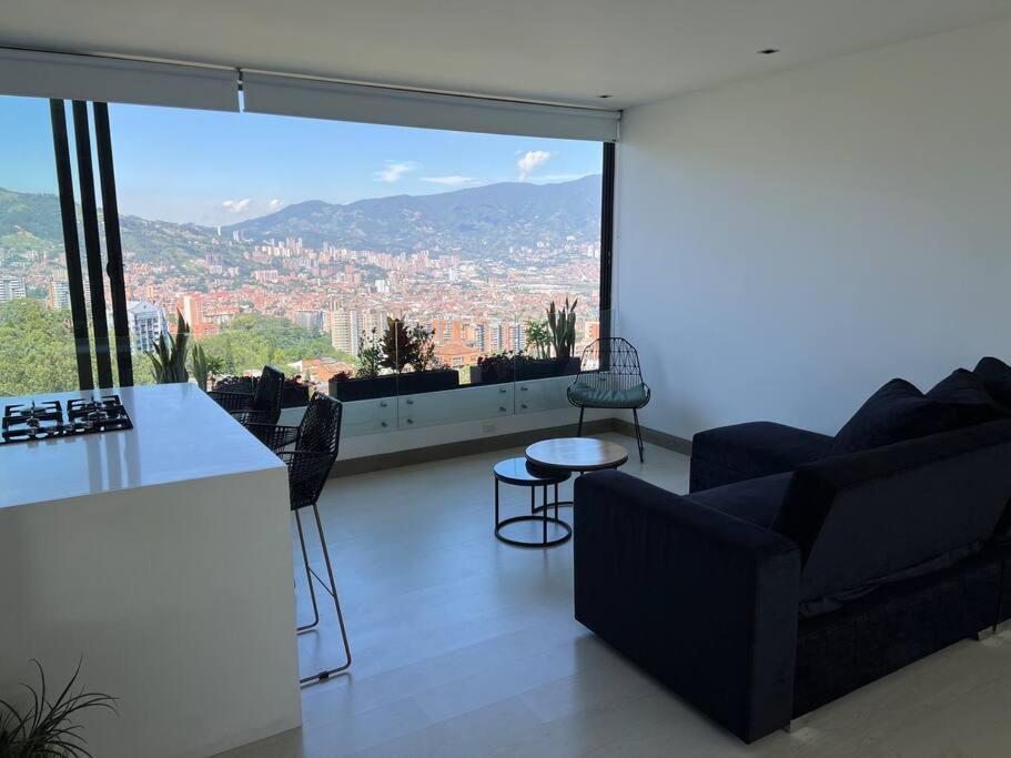 Apartmán Apartamento De Lujo Con La Mejor Vista De Medellín Exteriér fotografie