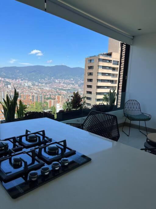 Apartmán Apartamento De Lujo Con La Mejor Vista De Medellín Exteriér fotografie